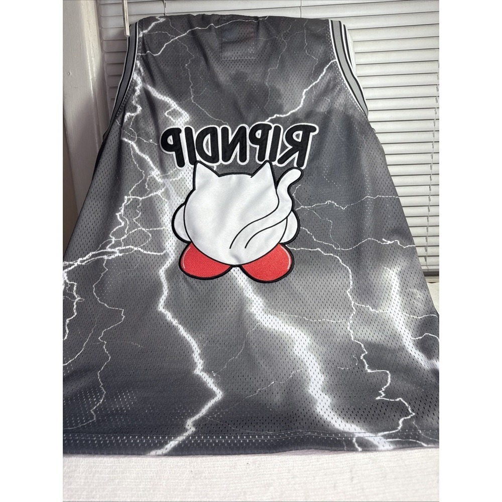 Ripndip Thunder  Lord Nermal Jersey Mitchell & Ness Lighting Xl Grey Limited HTF - Picture 7 of 14